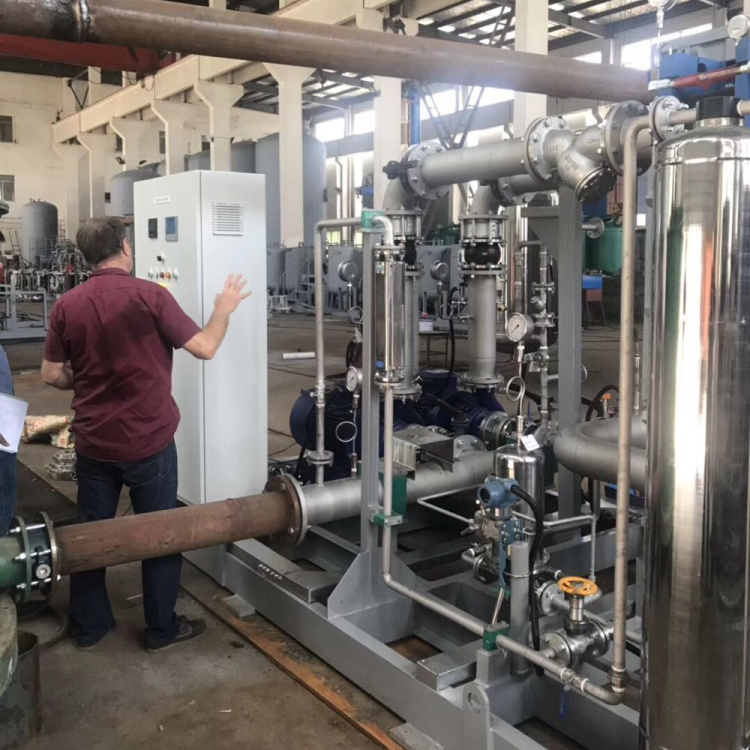 永龍液氨截止閥環保設備測試現場 永龍液氨截止閥環保設備測試現場