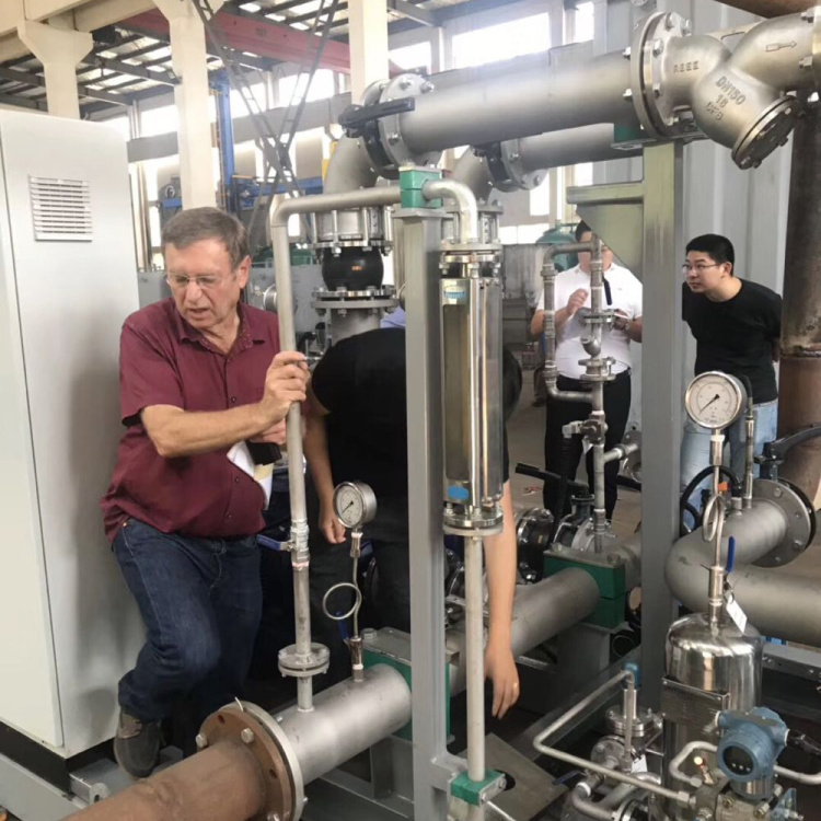 永龍液氨截止閥環保設備測試現場 永龍液氨截止閥環保設備測試現場