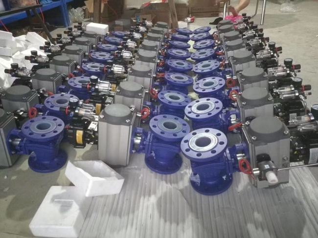 氣動襯氟球閥圖片